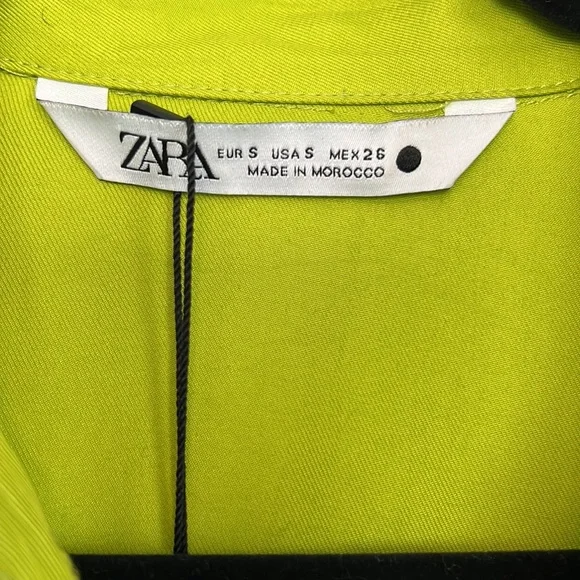 Zara Mini Button Down Collar Dress - Picture 5 of 7